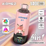 Airmez Fox 140000 Puffs｜6in1で味を楽しむ140K大容量モデル - 画像 (4)