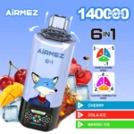 Airmez Fox 140000 Puffs｜6in1で味を楽しむ140K大容量モデル - 画像 (6)