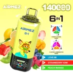 Airmez Fox 140000 Puffs｜6in1で味を楽しむ140K大容量モデル - 画像 (7)