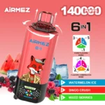Airmez Fox 140000 Puffs｜6in1で味を楽しむ140K大容量モデル - 画像 (8)