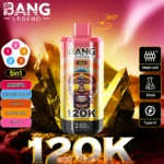 Bang Legend 120000 Puffs|50ml・5タンク切替の5in1モデル - 画像 (7)