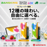 Bang King 60000 Puffs Ice Cool｜25ml・クアッドメッシュの60Kモデル