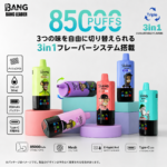 Bang Leader 85000 Puffs｜スマート画面で選ぶ3in1フレーバー
