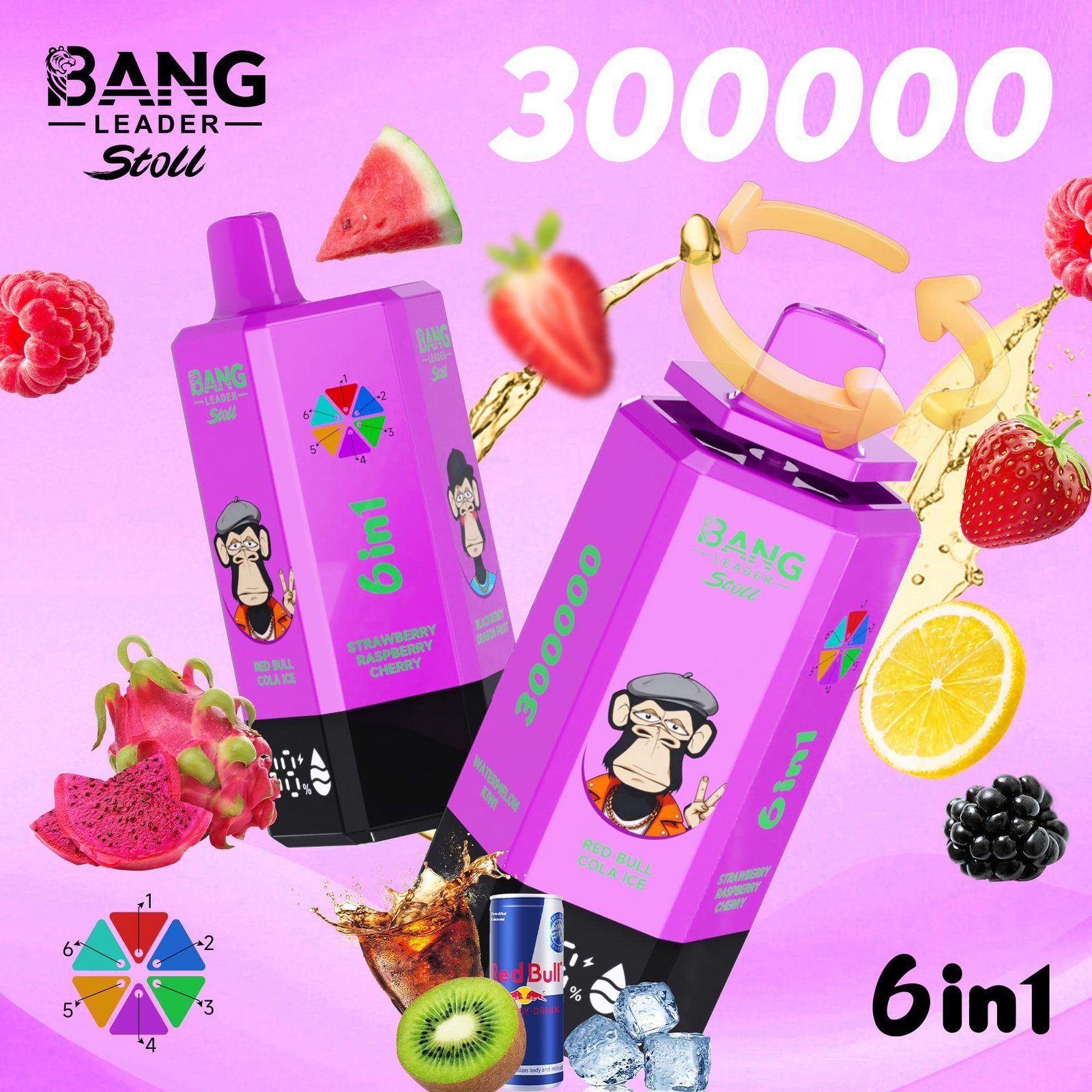 Bang Leader Stoll 300K Puffs｜6つの味を巡る300000パフモデル - 画像 (10)