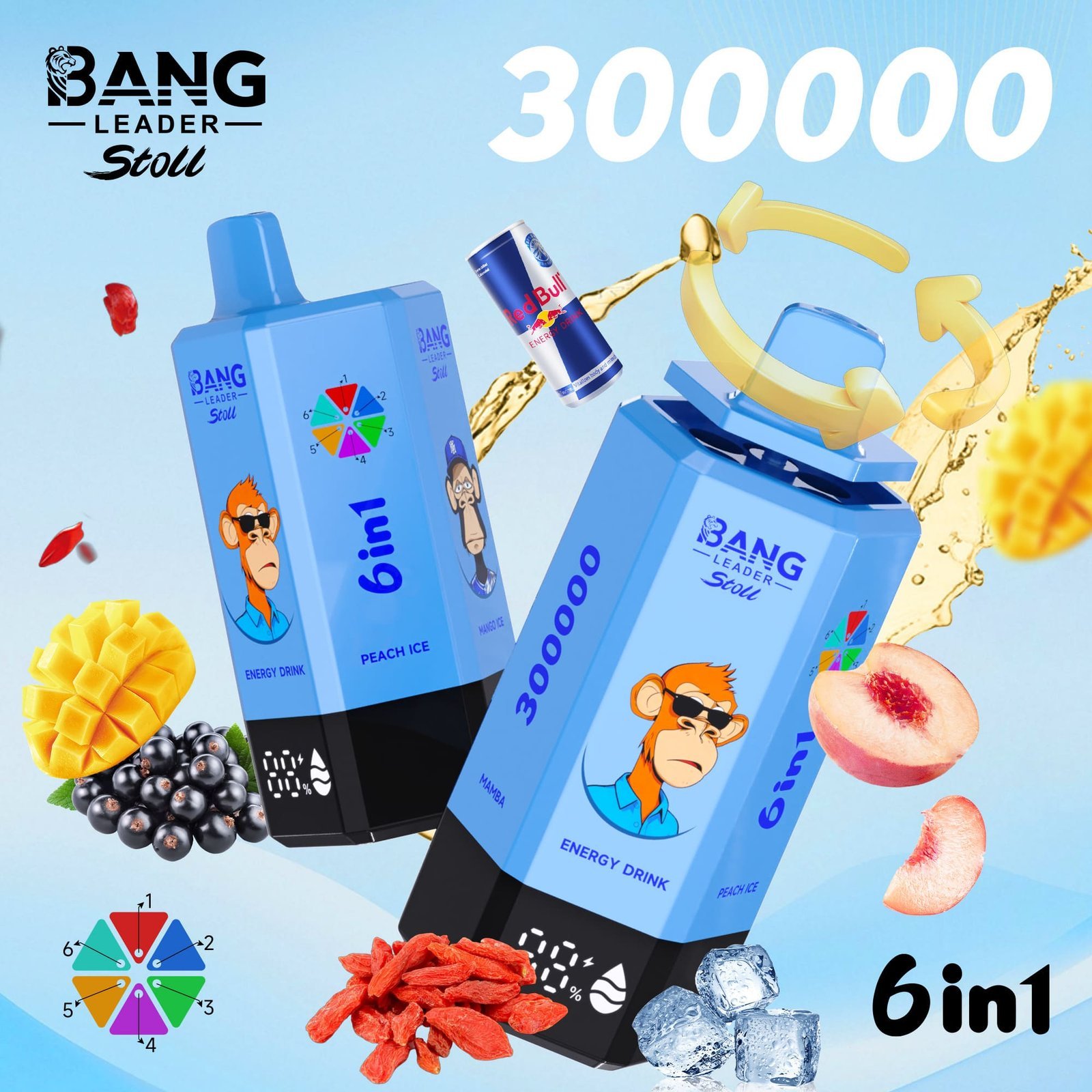 Bang Leader Stoll 300K Puffs｜6つの味を巡る300000パフモデル - 画像 (5)