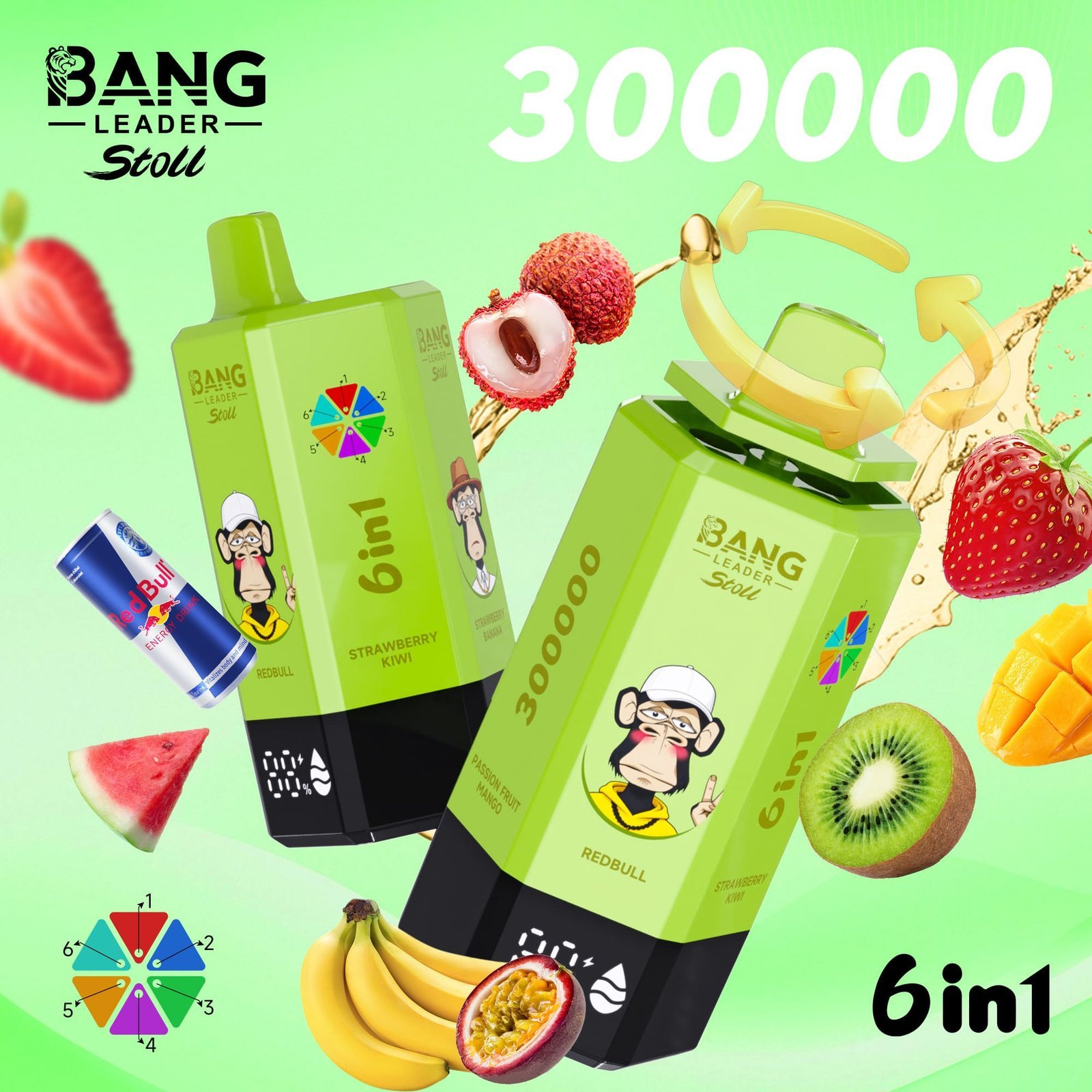 Bang Leader Stoll 300K Puffs｜6つの味を巡る300000パフモデル - 画像 (9)