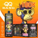 QQ Bang 180000 Puffs VAPE|4in1・超大容量・Type-C・LCD表示 - 画像 (5)