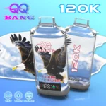 QQ Bang 120K 使い捨てVAPE|1.0Ωコイル・120,000パフ・LED表示・12フレーバー - 画像 (2)