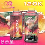 QQ Bang 120K 使い捨てVAPE|1.0Ωコイル・120,000パフ・LED表示・12フレーバー - 画像 (5)