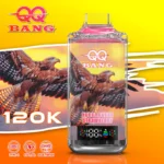 QQ Bang 120K 使い捨てVAPE|1.0Ωコイル・120,000パフ・LED表示・12フレーバー - 画像 (6)