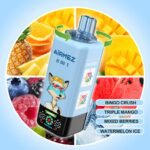 AIRMEZ FOX 160K 8in1｜160000パフ・4タンク搭載の大容量使い捨てVAPE - 画像 (11)