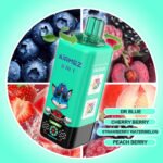 AIRMEZ FOX 160K 8in1｜160000パフ・4タンク搭載の大容量使い捨てVAPE - 画像 (8)
