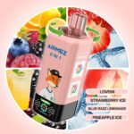 AIRMEZ FOX 160K 8in1｜160000パフ・4タンク搭載の大容量使い捨てVAPE - 画像 (7)