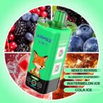 AIRMEZ FOX 160K 8in1｜160000パフ・4タンク搭載の大容量使い捨てVAPE - 画像 (4)