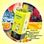 AIRMEZ FOX 160K 8in1｜160000パフ・4タンク搭載の大容量使い捨てVAPE - 画像 (3)
