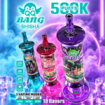 QQ Bang Shisha 500000 Puffs|ECO/通常/パルス3モードとAuraライトを備えたシーシャ型一次性電子タバコ - 画像 (11)