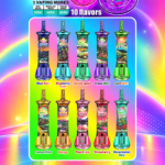QQ Bang Shisha 500000 Puffs|ECO/通常/パルス3モードとAuraライトを備えたシーシャ型一次性電子タバコ - 画像 (10)